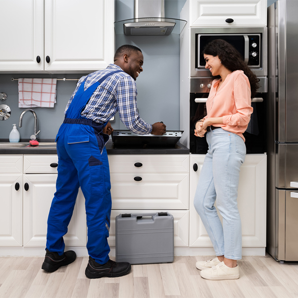 can you provide an estimate for cooktop repair before beginning any work in Newton Center